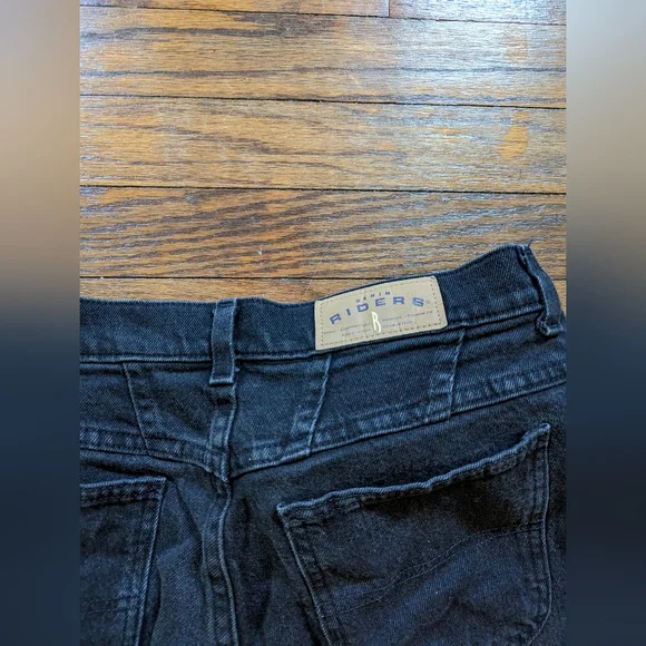 Vintage Riders by Lee Black Jeans size 16-18 - Picture 3 of 5
